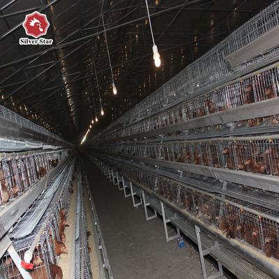 Hot Dipped Galvanized Poultry Farm Layer Cage Battery