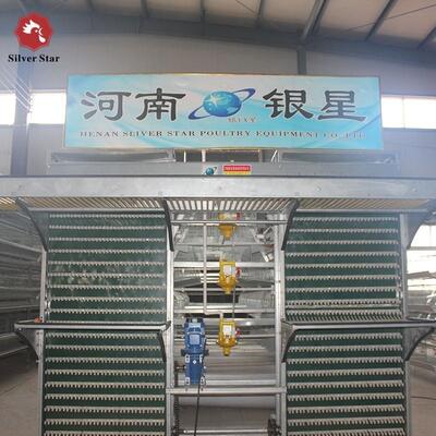 Fully Automatic Hot Galvanized 160 Birds Battery Chicken Cage Layer Chicken Cage Poultry Equipment
