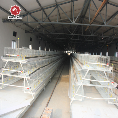 Hot Galvanized A Type Broiler Baby Chick Cage 3 Tiers Q235 Standard