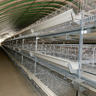 Hot Galvanized Commercial Chicken Layer Cage Silver Color
